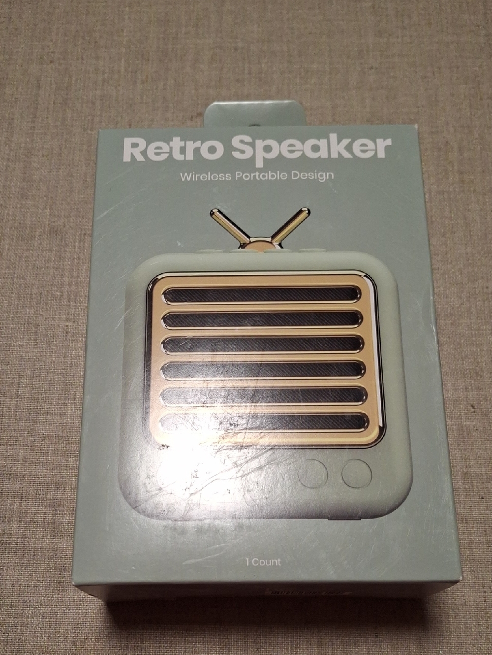Retro Speaker Wireless Portable Bluetooth Speaker - Mint
